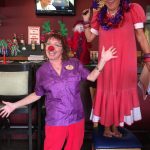 Lyrical Laurie as Rudolph the Red Nose Reindeer with Queen Diva Adele