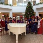 Lyrical Laurie led the Red Hat Mama choir at Kalama Heights