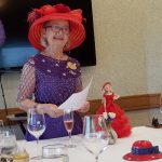 The poem, When I Am Old, was read by Vice Queen Sassy Sandi while explaining how the Red Hat Society was started 25 years ago.
